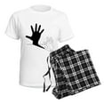 thumbnail image 4 of CafePress - Rabbit Hand Shadow Women's Light Pajamas - Women's Short Sleeve Print T-Shirt and Pants Light Cotton Pajama Set, 4 of 7