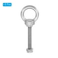 thumbnail image 3 of Uxcell M6 x 40mm Lifting Shoulder Eye Bolt 304 Stainless Steel Lifting Ring Threaded Eyebolt with Nuts and Washers 5Pcs, 3 of 5