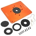 thumbnail image 1 of O'SKOOL Precision Aluminum Router Table Insert Plate, Router Templates With Pre-Drilled Adapt to Multiple Routers of Different Model, 1 of 7