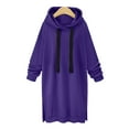 thumbnail image 2 of Dyegold Oversized Hoodie For Women Fleece Hooed Sweatshirts Casual Loose Long Sleeve Pullover Tops Comfy Fall Fashion Outfit, 2 of 7