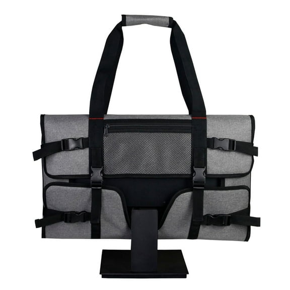Monitor Carrying Case with Pouch, Adjustable Strap Protective Cover for 20-24 Inch Screens
