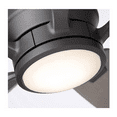 thumbnail image 2 of Luminance Kathy Ireland Home Ion Eco LED 60in Ceiling Fan with DC Motor | Hanging Fixture with Dimmable Light Kit, Wall Control, Downrod Mount | Graphite with Charcoal Solid Wood Blades, 2 of 7
