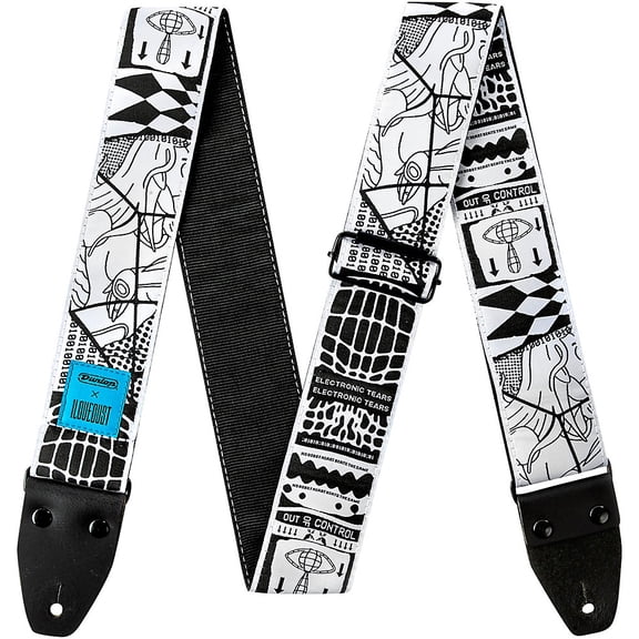 Dunlop ILOVEDUST Guitar Strap - Electronic Tears