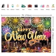 thumbnail image 4 of 7x5FT Colorful Fireworks New Year Backdrop City Night Scene Cheers to 2025 Background, 4 of 6