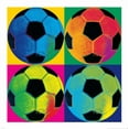 thumbnail image 2 of Wild Apple Portfolio 15x15 White Modern Wood Framed Museum Art Print Titled - Ball Four Soccer, 2 of 4