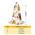 thumbnail image 2 of Honeii Happy Thanksgiving Print Poncho Cape, Cloak Coat, Snuggly Hooded Wearable Blanket, Hooded Cape For Teenagers,Halloween Costumes-Small, 2 of 7