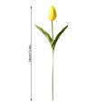 thumbnail image 4 of Wosthever Mini flor artificial, lirio único, tulipán, flor monarca, flor falsa de PU, decoración para el hogar y la Oficina, decoración para Flores artificiales amarillo Wosthever HA6563-08B, 4 of 6