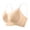 Beige, variant on Push up Bras for Women Side Support Wireless Bra Spaghetti Stra Seamless Brassiere Full Coverage Everyday Bralette