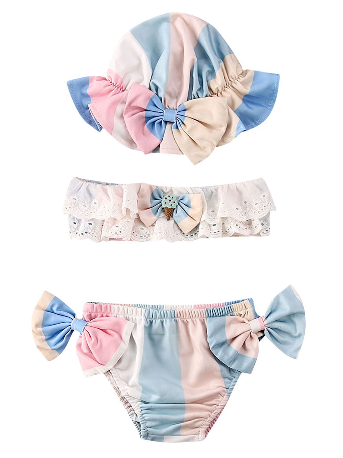 baby blue swimming costume