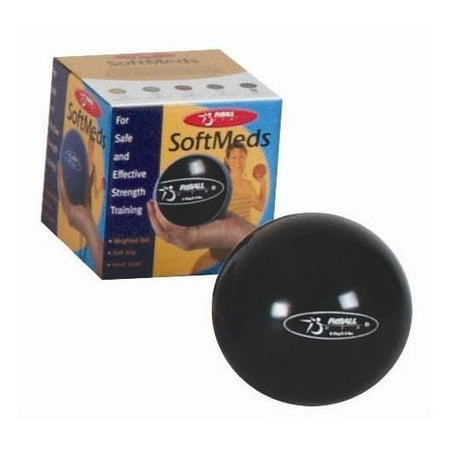 5.5-pound Black FitBALL SoftMeds Ball w Adjustable Strap