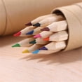 thumbnail image 5 of Fdelink 1 Tube of 12 Colored Pencils, Kraft Paper Tube Colored Pencils 12 Colors 12 Pieces Drawing Colored Pencils Small, Clearance!, 5 of 6