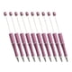 thumbnail image 5 of Juego de 10 bolígrafos con cuentas para manualidades, portátiles, para exámenes, regalos para mujeres y niños, para oficina. Violeta oscuro, 5 of 9