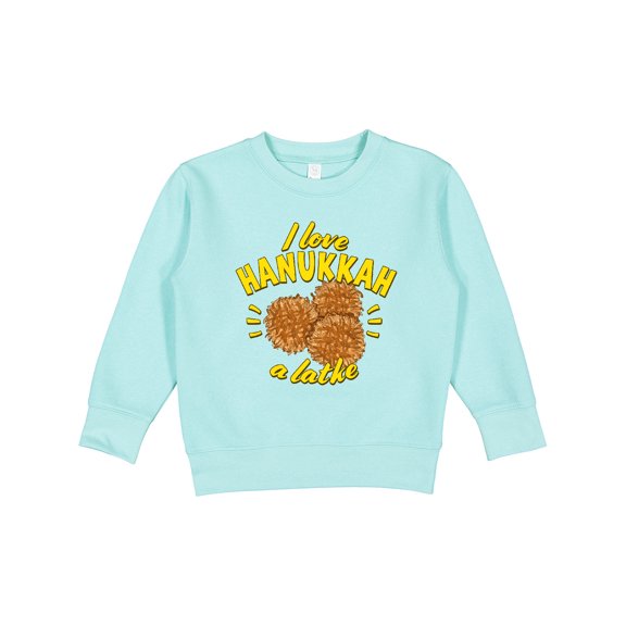 Inktastic I Love Hanukkah a Latke Toddler Sweatshirt