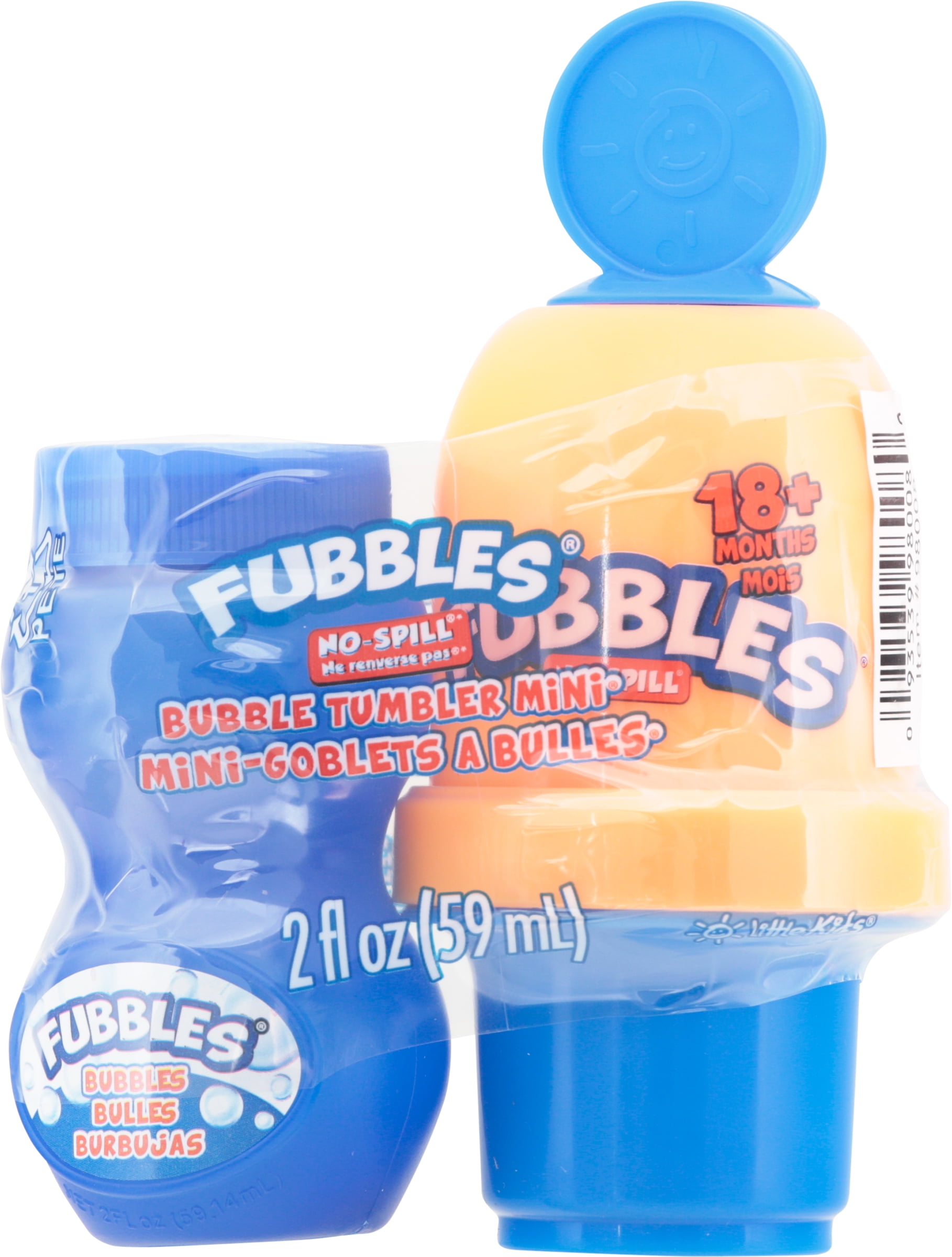 Little Kids Fubbles No Spill Bubble Tumbler Mini 3 Pack Party Favor Set 99630 for sale online 