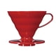 thumbnail image 1 of Hario V60 - Goteador de café de plástico, tamaño 02, rojo, 1 of 5