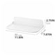 thumbnail image 3 of Advancent Estante de almacenamiento Soporte de baño Estante de ducha Suministros para el hogar Soporte de baño Sin taladro Instalación Almacenamiento y organización del hogar Tipo 2, 3 of 6
