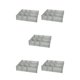 thumbnail image 2 of Wosthever Separadores de cajones de amplia aplicación, cajones de cocina, dormitorio, baño y oficina, hechos con poliestireno, gris serenidad, Type2 NO2, 2 of 6