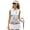Flower Print, variant on Yuyamidu Pink Hibiscus Ladies Golf Shirts Tropical Elastic Breathable Sleeveless Tennis Top Breathable Athletic Tank Tops Shirts Size XS 3 Buttons Golf Tank Tops