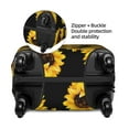 thumbnail image 4 of Daiia Sunflower 6 Luggage Cover, Thickened Washable Travel Luggage Covers, Elastic Unique Baggage Covers for 18-20 inch Luggage-Medium, 4 of 9