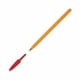 thumbnail image 4 of Bolígrafos BIC, color naranja, bolígrafo fino, tinta roja, caja de 20, 4 of 4