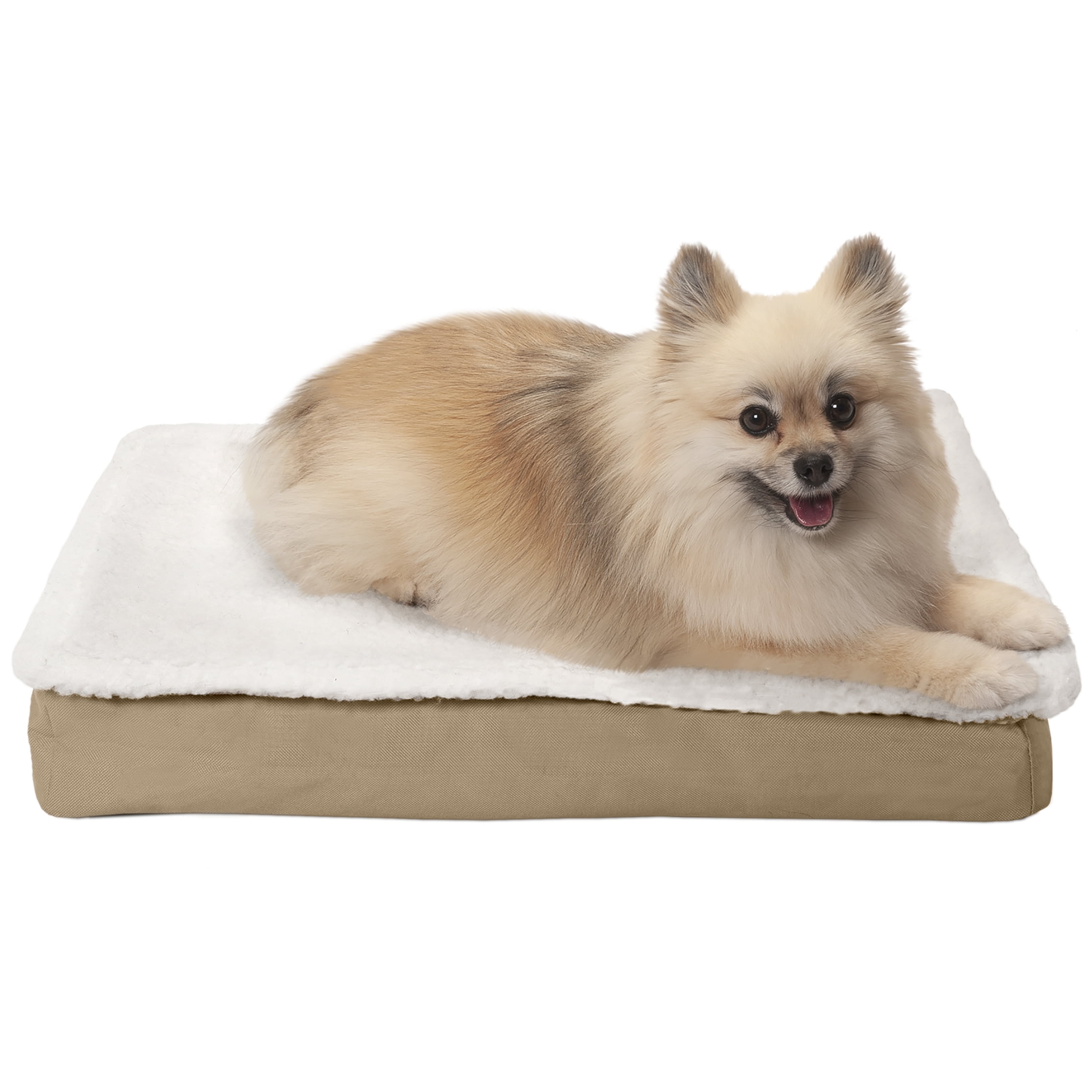 FurHaven Pet Dog Bed Orthopedic Convertible Pet Bed Mattress for Dogs