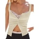 thumbnail image 1 of Camiseta sin mangas Neweek de punto acanalado acanalado con botones en la parte delantera, 1 of 6