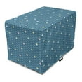 thumbnail image 1 of Spring Dog Crate Cover, Blooming Vines Flowering Field Perennial Shabby Garden Yard Rural Fragrance Pattern, Easy to Use Pet Kennel Cover Small Dogs Puppies Kittens, 7 Sizes, Slate Blue, by Ambesonne, 1 of 6