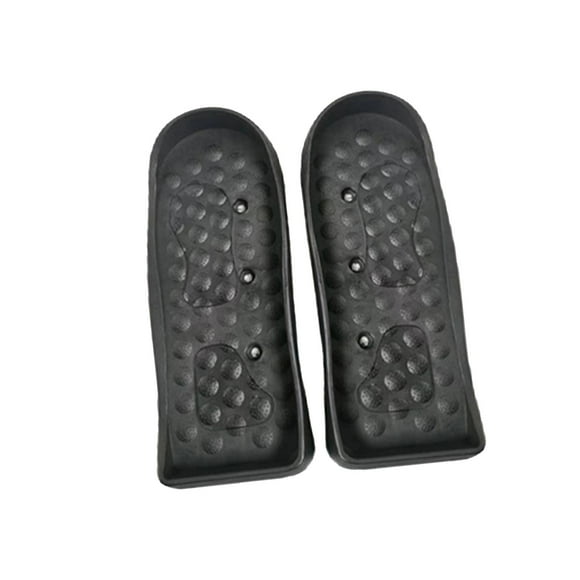 2x Máquina elíptica Pedales Máquina de remo Gimnasio Accesorio Ligero Práctico Fondo plano Cola pedal de ejercicio