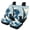 Cat Wave Art Print, variant on Uourmeti Tiger Wave Print Car Seat Covers 3 Pack Car Accessories Set Air Breath in Summer Breathable Suitable for Truck Sedans