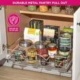 thumbnail image 5 of HOLDN' STORAGE Pull-Out Cabinet Organizer, Slide Out Drawer for Kitchen Cabinets & Pantry, Under Sink Storage, Heavy-Duty, 20"W x 21"D, 5 of 10