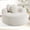 Beige, variant on Harmie Round Sofa Bed, Compressed Cloud Couch Sleeper Sofa with Cup Holders, Corduroy Sofa for Living Room Apartment, Brown, 55.2 x 55.2 x 25.0 in