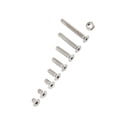 thumbnail image 1 of 300 Uds M2.5 Tornillos Tuercas Canote De Surtido Hex Tornillo Cabeza De Tapa Kit De Muebles De Acero Inoxidable Tornillos De Plata Para El Proyecto De, 1 of 7
