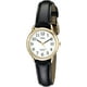 thumbnail image 1 of Reloj Analógico Easy Reader Timex T2H341 Caja de 25 mm Correa Cuero Resistente al Agua Dorado/Negro para Mujer Timex T2H341, 1 of 2