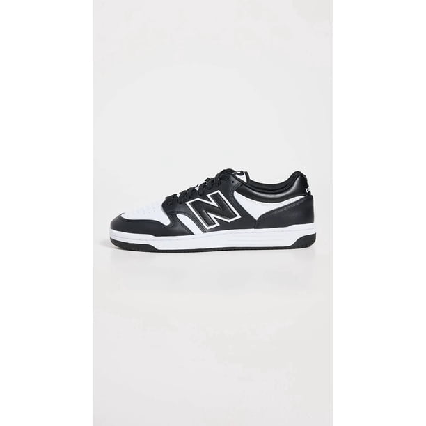New Men's New Balance 480 Court Sneakers Shoes Black/White Sz 9.5
