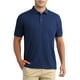 thumbnail image 1 of CAMISAS POLO PARA HOMBRE INSPIRE CHIC DE MANGA CORTA LIGERAS, AJUSTE REGULAR, CASUAL, DE NEGOCIOS, CAMISA DE GOLF SÓLIDA XL AZUL OSCURO, 1 of 6