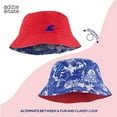 thumbnail image 6 of Addie & Tate Unisex Red Reversible Bucket Hat for Kids 3-6 Years Old, 6 of 6