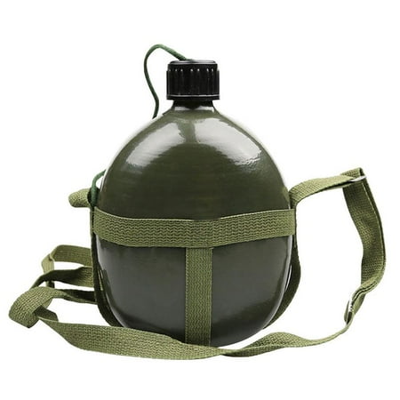 

Military Bottle Aluminum Convenient Large Capacity Survival Water Bottle Canteen Kettle for Outdoor Camping Travel
