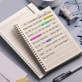 thumbnail image 1 of Musbetu A5/B5 English Notebook Twin-wire Binding 80 Sheets Eye Protection Beige Paper English Writing Exercise Book Student Stationery School Supplies, 1 of 7