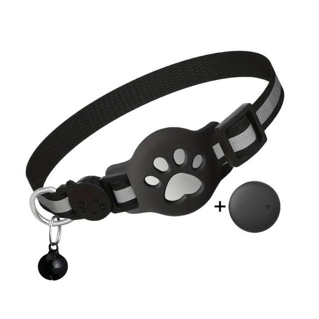 Pet GPS Tracker - for Cats & Small Dogs, Waterproof? App Tracking, Pink/Black Collar Options