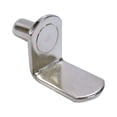 thumbnail image 3 of 100-Pack Rok 1/4" (6mm) L-Shaped Metal Shelf Support, Nickel, 3 of 3