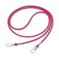 thumbnail image 1 of Correa de Reemplazo Cruzada, Correa de Cuero PU Suave y Delgada de 120cm para Pequeño Bolso, Cartera, Clutch, Funda de Teléfono (Rojo Rosa), 1 of 7