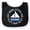 Black and White, variant on Inktastic My Nana Loves Me Sailboat Boys Boys Baby Bib