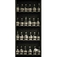 thumbnail image 2 of Frank, Assaf 10x18 Black Ornate Wood Framed with Double Matting Museum Art Print Titled - Old wine bottles on wooden shelf, 2 of 4