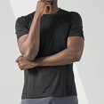 thumbnail image 3 of Vedolay Spring Tops Men's T-Shirts - Classic V-Neck, Fitted Men's Shirts,Black 3XL, 3 of 5