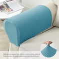 thumbnail image 4 of Hweilai Set of 2 Stretch Sofa Armrest Covers Non-Slip Furniture Protector Armrest Covers for Recliner Sofa, 4 of 7