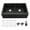 Black, variant on Karran Usa QA-750-BR-PK1 Quartz Qa 34" Farmhouse Double Basin Quartz Composite Kitchen