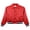 Red, variant on Ma Croix Men's Satin Hip Hop Street Inspired Button Up Light Soft Modern Fit Mesh Lined Bomber Jacket