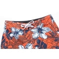 thumbnail image 3 of Men Boardshorts Swim Trunk in Orange Floral Size 38, 3 of 3