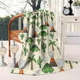 thumbnail image 2 of Beige Cartoon Dinosaurs Volcanoes Cacti Pattern Blanket,Comfortable Soft Lamb Wool Throw Blanket,All Season,Warm Lightweight Blankets for Sofa Bed Couch Living Room Chair,50"x60", 2 of 4