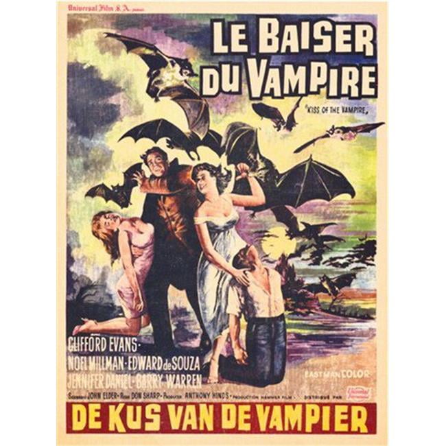 Posterazzi MOV292842 The Kiss of the Vampire Movie Poster 11 x 17 in. Posterazzi MOV292842 The Kiss of the Vampire Movie Poster 11 x 17 in.